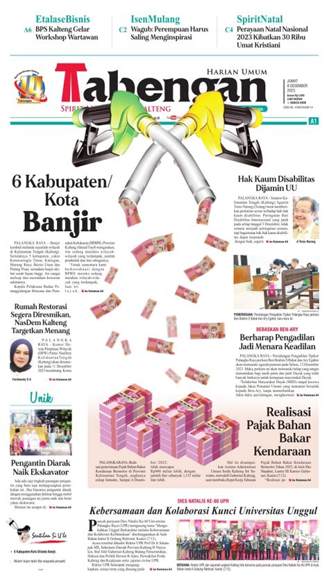 Koran Harian Umum Tabengan Edisi Desember