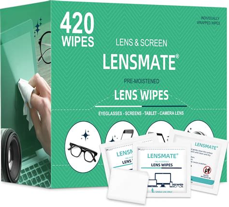 150 Count Lens Wipes For Eyeglasses Eyeglass Lens Cleaning Wipes Pre Moistened