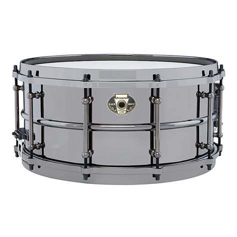 Ludwig LW6514 Black Magic 6 5x14 Brass Snare Drum Reverb