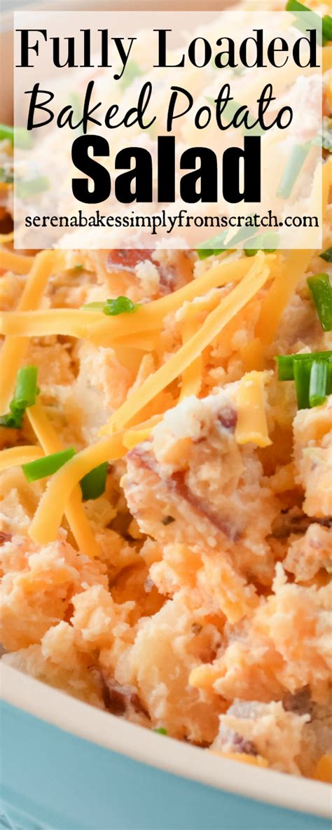 Fully Loaded Baked Potato Salad Serena Bakes Simply From Scratch