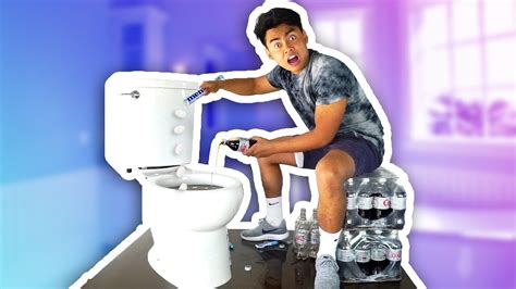 Diet Coke Mentos Toilet Experiment Youtube