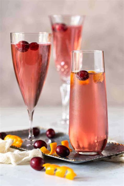 Easy Cranberry Mimosa A Seasonal Twist On A Traditional Mimosa