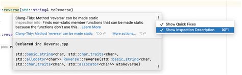 Clang-Tidy integration | CLion Documentation