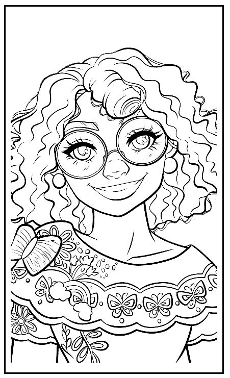 Cute Mirabel Coloring Pages Encanto Coloring Pages Coloring Pages