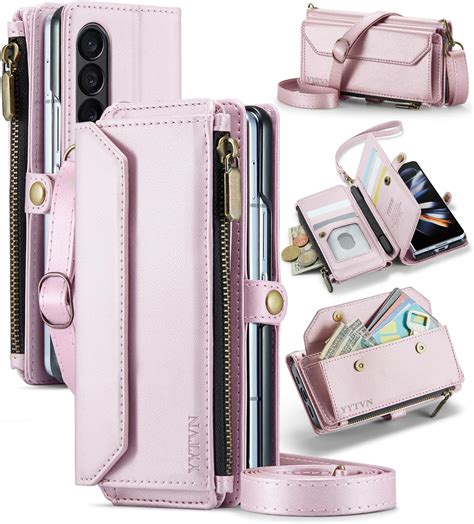 Yytvn For Samsung Galaxy Z Fold 4 Wallet Case With Card