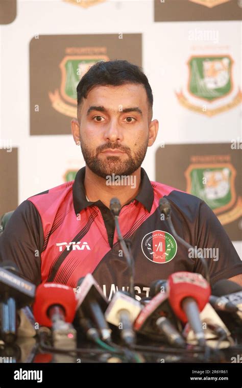 Afghanistan Test Team Captain Hasmatullah Shahidi Speaks At Press