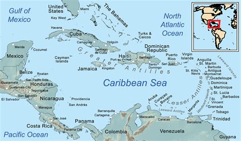 Comprehensive Map Of The Caribbean Sea And Islands | Maps Of Florida