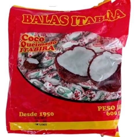 Bala De Coco Queimado Itabira G Shopee Brasil