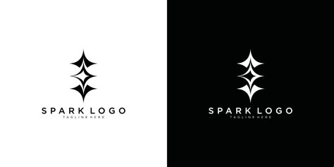 spark logo graphic vector icon 14998073 Vector Art at Vecteezy