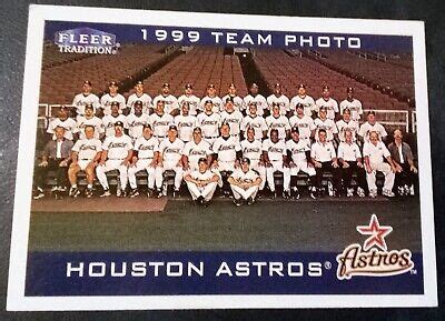 2000 Fleer Tradition Baseball Card 162 Houston Astros FREE SHIPPING