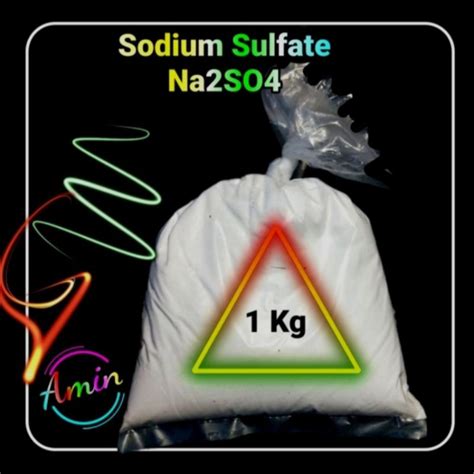 Jual Sodium Sulfat 1 Kg Natrium Sulfate Na2So4 Shopee Indonesia