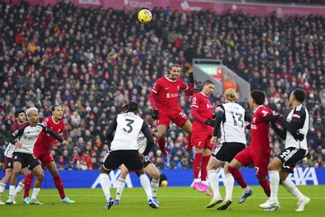 Head To Head Dan Statistik Liverpool Vs Fulham Premier League