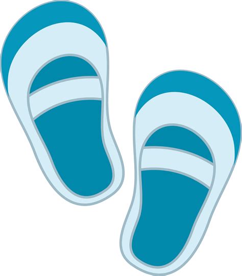 Blue Slippers Clipart Collection Charming And Stylish Shoe Illustrations