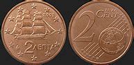 Coinz Eu Greckie Euro EUR Od 2002 Monety Grecji