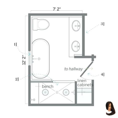 Small Basement Bathroom Floor Plans Flooring Tips