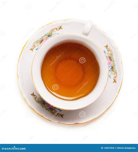 Antique porcelain tea cup stock photo. Image of over - 16827824