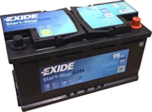 EXIDE AGM EK 950 EN A Batería de arranque parada 12 V 95 Ah