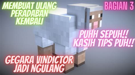 MELANJUTKAN PEMBUATAN RUMAH KITA DI MINECRAFT GAES PUH SEPUH TIPSNYA