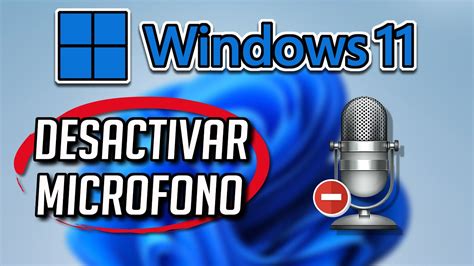 Desactivar El Microfono En Windows 11 10 YouTube