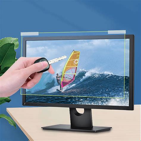 Wlwleo Hanging Desktop Computer Screen Protector 17 28 Inch Widescreen Monitor Anti Blue Light