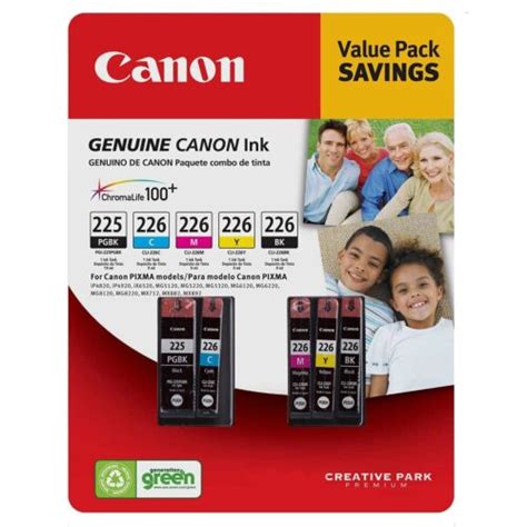 Pk Genuine Canon Oem Ink Cartridges Pgi Cli Pgbk C Y M