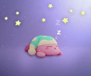 4K-Sleeping Kirby Live 4K Wallpaper - MyLiveWallpapers.com