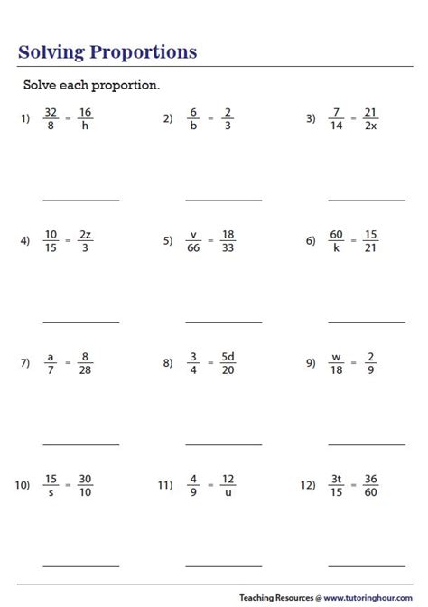 Proportional Or Not Worksheets