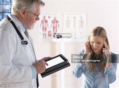 describing symptoms   doctor stock photo  image    years adolescence