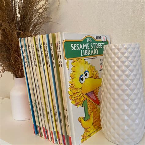 Sesame Street Book Collection Set - Etsy