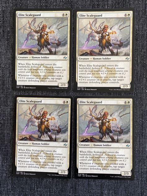 4x Elite Scaleguard Fate Reforged Mtg Magic Cards Nm Ebay