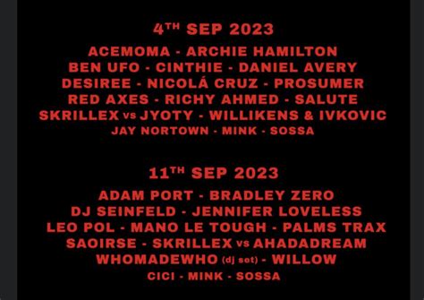 SKRILLEX - Circoloco Ibiza 2023 at DC10 : r/skrillex