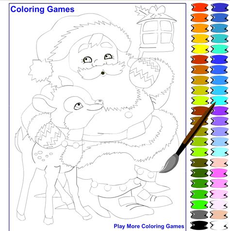 Les Jeux De Coloriage De No L Un Plaisir Cr Atif Pour Tous