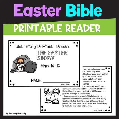 Easter Bible Story Printable Reader Made By Teachers