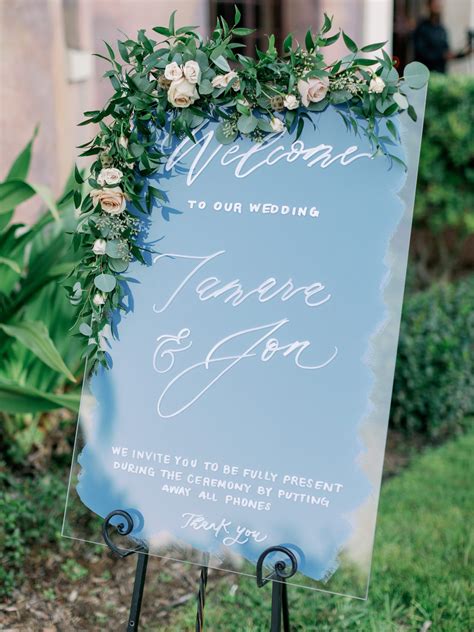 Wedding Entrance Decor Wedding Signage Wedding Decorations Blue And