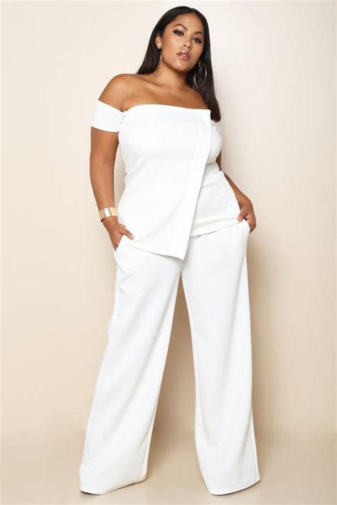 Plus Size Wide Leg Pants 15 best outfits - collection201.co.uk | Curvy fashion, Plus size pants ...