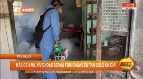 Más de 4 mil viviendas serán fumigadas en tan solo un día SOLTV PERU