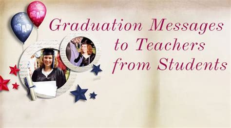 Graduation Messages to Teachers from Students