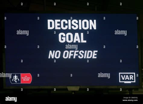 football var decision  res stock photography  images alamy