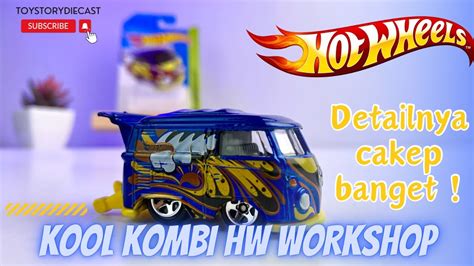 INCERAN KOLEKTOR HOTWHEELS VOLKSWAGEN KOOL KOMBI HW WORKSHOP BIRU