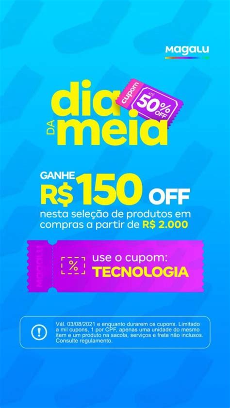 Cupom De Desconto Na Magalu - SÓ HOJE: Magalu oferece cupons de até 50% no app - Imperio das Milhas