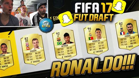 Fifa Fut Draft Ft Ronaldo Fifa Ultimate Team Snapchat Fut Draft