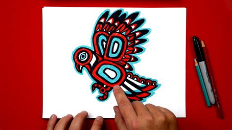 How To Draw A Native American Inspired Bird - Art For Kids Hub