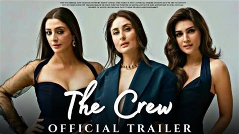 The Crew Teaser Starring Kareena Kapoor Tabu Kriti Sanon Trends At No 1 On Youtube