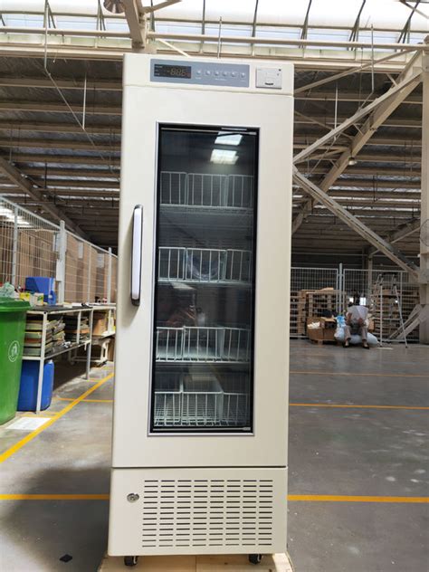 208L PROMED Blood Bank Refrigerators With Heating Foam Glass Door