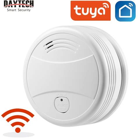 Daytech Tuya Smart Wifi Smoke Detector Smoke House Combination Fire