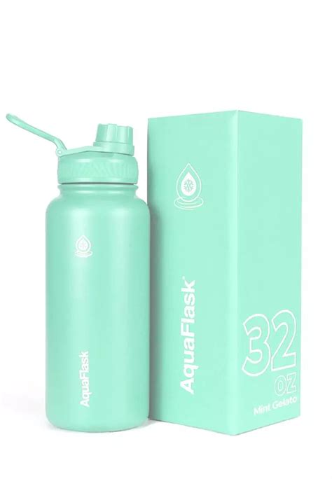 Buy Aquaflask Oz Wide Mouth Water Bottle Mint Gelato Online