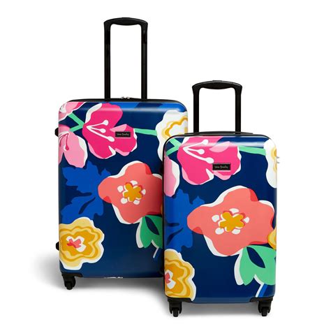 Vera Bradley Hardside Spinner Luggage Set In Blue Lyst