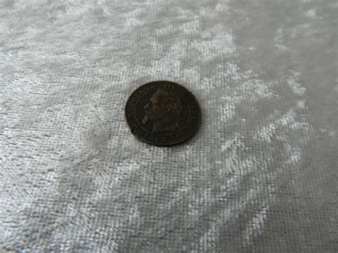 Ancienne Monnaie Centimes Napol On Iii T Te Laur E K N Eur