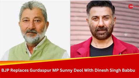 Meet Dinesh Singh Babbu Bjps Gurdaspur Candidate Who Replaced Sunny