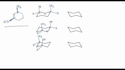 How To Draw Chair Conformations Of Cyclohexane Rings And Recognize